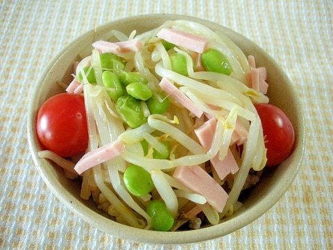 さっと炒めて☆もやしのマヨ丼☆